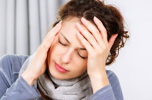 The development of the cervix osteochondrosis